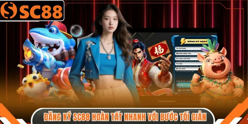 Đăng ký SC88 hoàn tất nhanh với các bước tối giản
